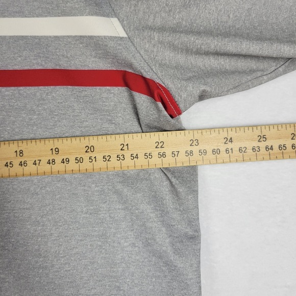 Walter Hagen Performance Polo Lot (2) Large Patriotic Gray Flag Red Blue Stripes - Picture 10 of 11